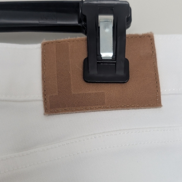 Lafayette 148 New York Womens Wyckoff White Ankle Wide Leg Jeans Denim Size 30 - Picture 10 of 16